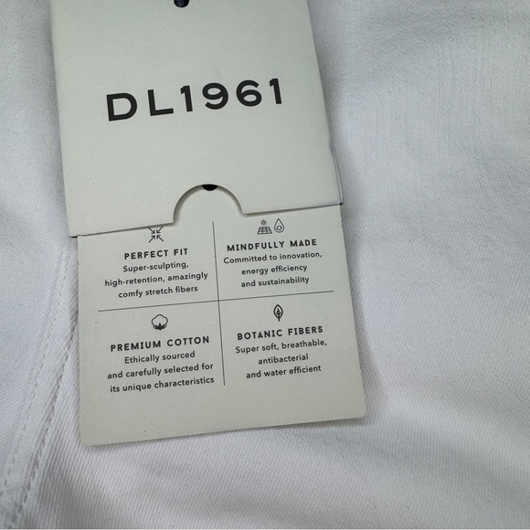 DL1961 Mara Ankle Mid Rise Instasculpt Straight Jeans Size 24 NWT - Picture 4 of 16